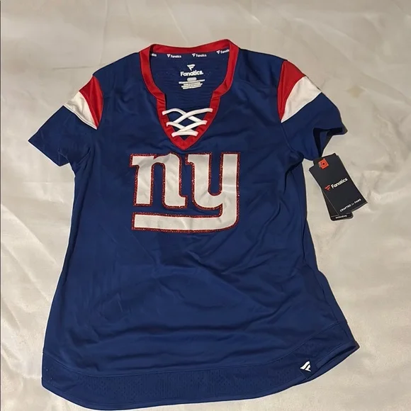 Fanatics NFL NY Giants #26 Barkley V-Neck Jersey - Picture 1 of 3